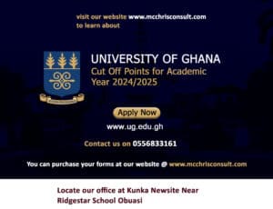 Read more about the article UNIVERSITY OF GHANA LEGON CUT OFF POINT FOR THE 2025/2026 ACADEMIC YEAR.
