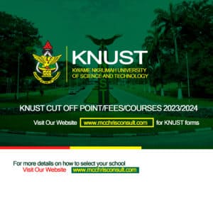 Read more about the article KNUST 2024-2025 UNDERGRADUATE CUT OFF POINT FEES/COURSES