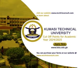 Read more about the article KUMASI TECHNICAL UNIVERSITY UNDERGRADUATE PROGRAMMES CUT OFF POINTS FOR THE 2025/2026 ACADEMIC YEAR