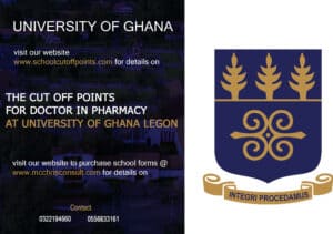 Read more about the article DOCTOR OF PHARMACY CUT OFF POINTS AT UNIVERSITY OF GHANA  LEGON FOR ACADEMIC YEAR 2025/2026