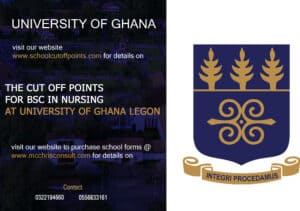 Read more about the article BSC. NURSING CUT OFF POINTS AT UNIVERSITY OF GHANA LEGON FOR ACADEMIC YEAR 2025/2026