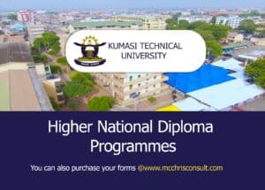 Read more about the article THE CUT OFF POINT FOR KUMASI TECHNICAL UNIVERSITY HIGHER NATIONAL DIPLOMA PROGRAMMES FOR ACADEMIC YEAR 2025/2026